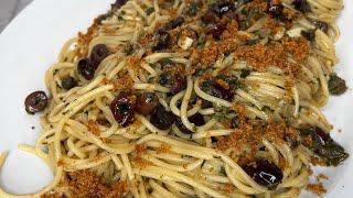 Spaghetti alla poverella "RICETTA TIPICA PUGLIESE facilissima"  #cooking #italianspaghetti