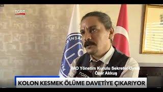 TMMOB İnşaat Mühendisleri Odası Yönetim Kurulu Sekreter Üyesi Özer Akkuş TGRT Haberde