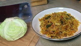 Cabbage Stir Fry Chinese | Cabbage Stir Fry Recipe | Stir Fry Cabbage