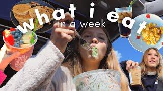 what i eat in a week (very realistic)