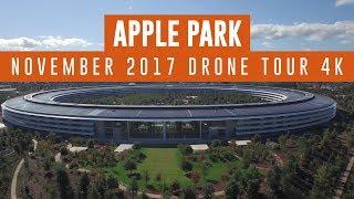 APPLE PARK November 2017 Drone Update 4K