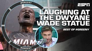 Dwyane Wade's statue gives Greenberg & the crew QUITE the laugh  | #Greeny