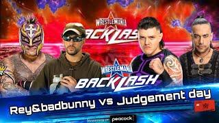 FULL MATCH :-WWE WrestleMania Backlash MATCH:-Rey Mysterio & Bad Bunny VS Judgment Day