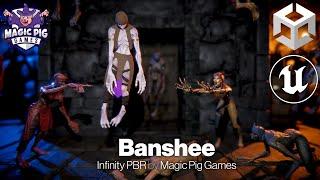 Banshee • Infinity PBR • Unity/Unreal Fantasy RPG Game Dev