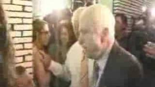 John McCain Shakes Hands at Diner in FL