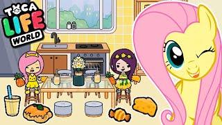 O DIA TODO COMENDO SÓ COMIDA AMARELA no TOCA LIFE WORLD ‹ Luli Rarity ›