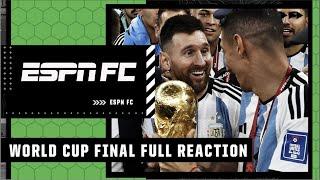 FULL REACTION to the World Cup Final: Argentina vs. France was DRAMA GALORE!  | ESPN FC