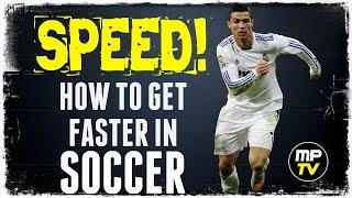 SPEED!  how to get faster in soccer / football training (how to run) MPTV SHORT