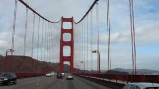 GOLDEN GATE bridge VIDEO CAR RACE SAN FRANCISCO FILM