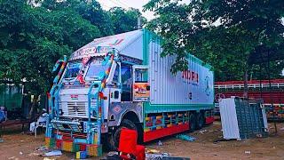 tata2823 container Body Work PRICE// How To Tata Truck 2823 Container body Modified//