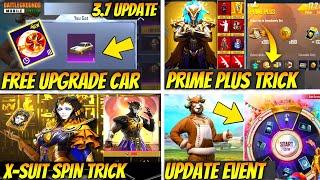 BGMI FREE UPGRADE DACIA SKIN | X-SUIT 3 PRIME PLUS TRICK | BGMI NEW PERK SHOP | X-SUIT SPIN TRICK