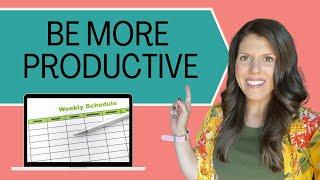 Start Your TpT Store! Example Schedule For Busy Teachers