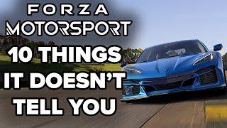 10 Beginners Tips And Tricks Forza Motorsport DOESN'T TELL YOU