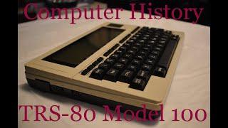 Computer History: 1983 Tandy TRS-80 Model 100