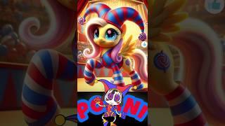 Ai Draws Fluttershy Pony In Digital Circus