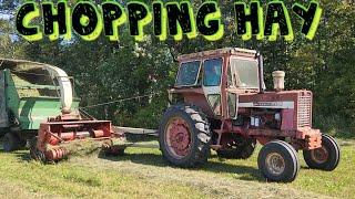 Chopping and Bagging Haylage