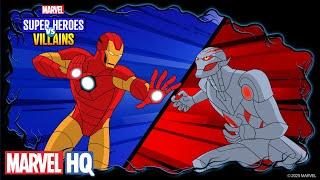 Iron Man vs. Ultron | Marvel Super Heroes Versus Villains