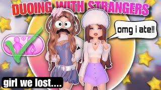 *RANDOM DUOS* ONLY And Trying To PLACE In Dress To Impress!! (Roblox)