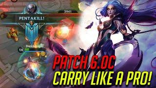 WILD RIFT 6.0C HUGE DIANA PENTA KILL - THIS IS HOW YOU CARRY ON THE NEW PATCH