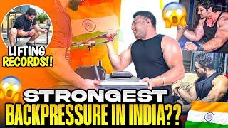 Heaviest LIFT ‍️ in INDIA Armwrestling Backpressure || prep for Pro panja league Season-2 ….