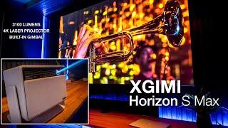 XGIMI Horizon S Max | 3100 Lumens 4K Dual Light Laser Projector Needs to be Seen!