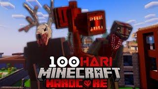 100 Hari Di Minecraft Hardcore Kota Siren Head