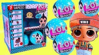 Box Of NEW LOL Surprise BOYS Mystery Blind Bags ! (Almost) Full Set - Video