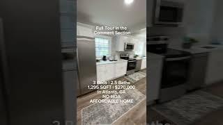 AFFORDABLE RENOVATED Home for Sale in Atlanta, GA - 3 Bed, 2.5 Bath I Atlanta Real Estate