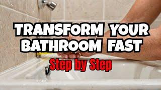 DIY Modern Bathroom Remodel A STEP BY STEP DIY TUTORIAL (DAY 1)