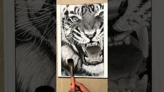 No buddy it’s tiger  | Dipesh art | MrKaranMishra | #art #drawing #shorts #youtubeshorts#ytshorts