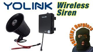 YoLINK Wireless Siren | SmartHome Siren | Security Alarm