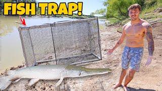 I Built LARGEST TRAP to catch RIVER MONSTERS!!