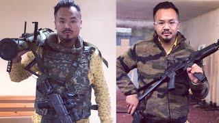 Real guns AK(smg)kappa ,Glock pistol ateisu ,Shooting range |Bralol Meetei|Manipuri