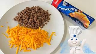 How to Make Pillsbury Cheeseburger Crescent Rolls