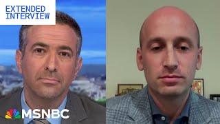 Heat on 'zombie' Project 2025: Trump insider runs from 2025 plan on live TV (Melber Intv Part 1)