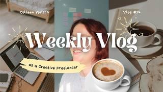 freelance vlog: a week in my life as a freelance copywriter & music producer