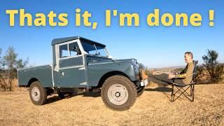 I can't believe its done - complete re-build and restoration of 1955 Land Rover Series 1 107