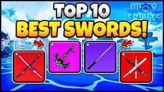 Top 10 BEST Swords In Blox Fruits! ( UPDATE 24 )