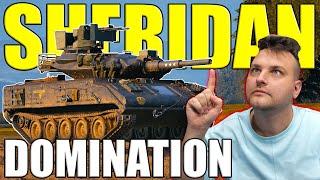 Total Domination with SHERIDAN in World of Tanks!