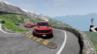 Mobil vs Speed bumps beamng drive 38