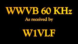 NEW Passive Antenna for WWVB  VLF and LF  and a Band scan