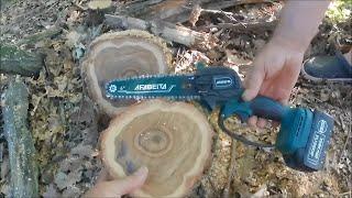 Лучший друг выживальщика и туриста | Аккумуляторная мини пила | Friend of a survivalist cordless saw