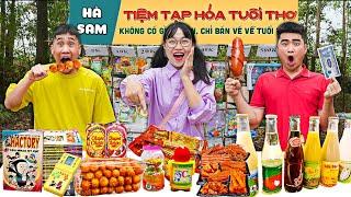 Hà Sam Thử Thách Ăn Các Đồ Ăn Vặt Tuổi Thơ Theo Mệnh Giá tiền - Đồ Ăn Vặt Từ 5K Đến 500K