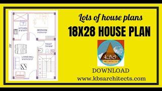 18 X 28 WEST FACING HOUSE PLAN