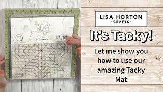 Have you seen the Tacky Mat from Lisa Horton Crafts - it's a gamechanger!