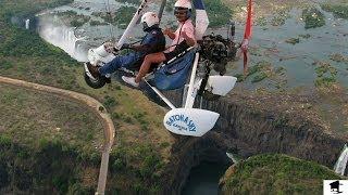 Taking A Microlight Over Victoria Falls