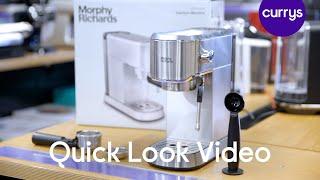 MORPHY RICHARDS Compact Espresso Coffee Machine - Quick Look