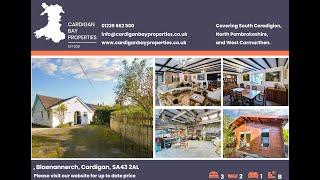 Property For Sale; Detached 3 bedroom Bungalow in Blaenannerch, Cardigan Bay