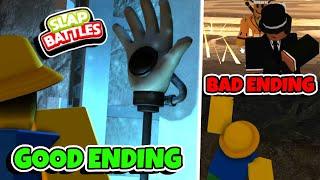 Guide Boss Fight ALL ENDINGS | Roblox Slap Battles