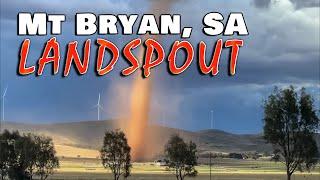 Landspout tornado captured in Mt Bryan, SA - 29 November, 2024